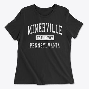 Minerville Pennsylvania Classic Established Women's Cotton T-Shirt