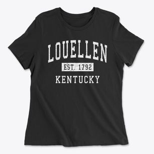 Louellen Kentucky Classic Established Women's Cotton T-Shirt
