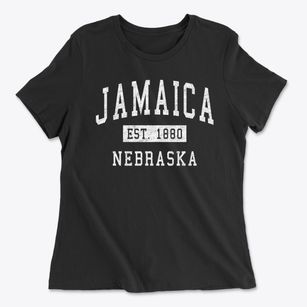 Jamaica Nebraska Classic Established Women's Cotton T-Shirt