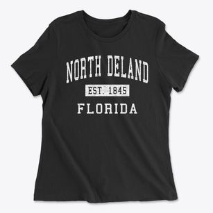 North Deland Florida Classic Established Women's Cotton T-Shirt