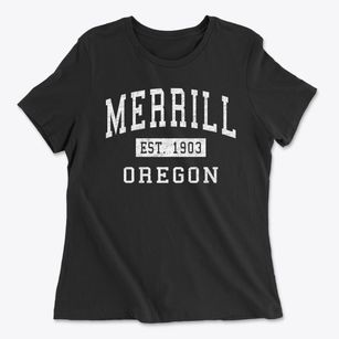 Merrill Oregon Classic Established Women's Cotton T-Shirt
