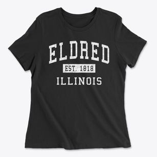 Eldred Illinois Classic Established Women's Cotton T-Shirt