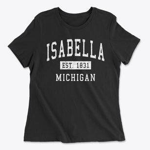 Isabella Michigan Classic Established Women's Cotton T-Shirt