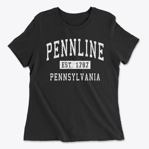 Pennline Pennsylvania Classic Established Women's Cotton T-Shirt
