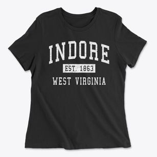 Indore West Virginia Classic Established Women's Cotton T-Shirt