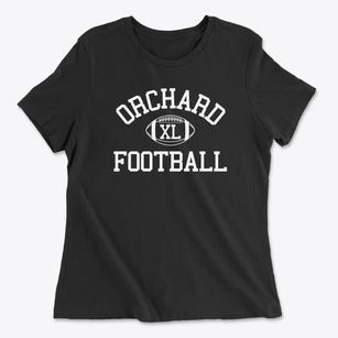 Orchard Country Day School Classic Football Women's Cotton T-Shirt
