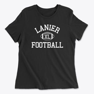 Lanier Junior High School Classic Football Women's Cotton T-Shirt