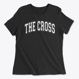 The Cross Christian Academy Varsity Arch Women's Cotton T-Shirt