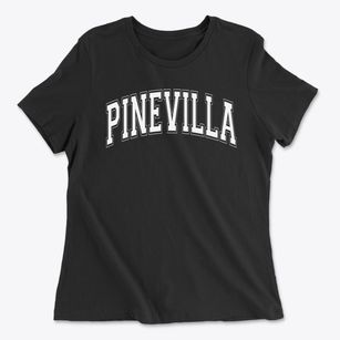 Pinevilla Elementary School Varsity Arch Women's Cotton T-Shirt