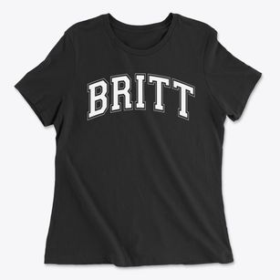 Britt Elementary School Varsity Arch Women's Cotton T-Shirt