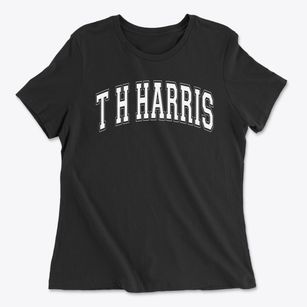 T H Harris Middle School Varsity Arch Women's Cotton T-Shirt