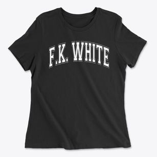 Forest K White Middle School Varsity Arch Women's Cotton T-Shirt
