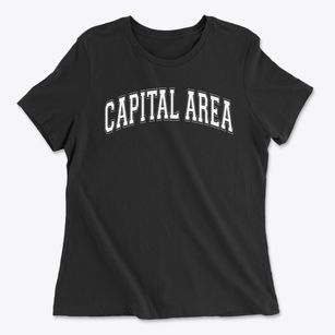 Capital Area Career Center Varsity Arch Women's Cotton T-Shirt