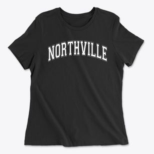 Northville Montessori Center Varsity Arch Women's Cotton T-Shirt