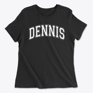 Dennis B O'brien Elementary School Varsity Arch Women's Cotton T-Shirt