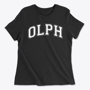 Our Lady Of Perpetual Help Parish Varsity Arch Women's Cotton T-Shirt