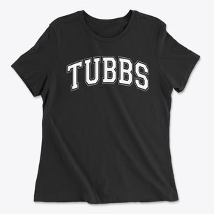 Tubbs Elementary School Varsity Arch Women's Cotton T-Shirt