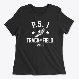P.s. 1 Charter School Track and Field Women's Cotton T-Shirt