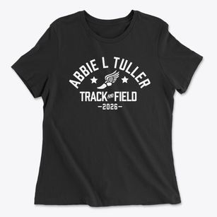Abbie L Tuller School Track and Field Women's Cotton T-Shirt