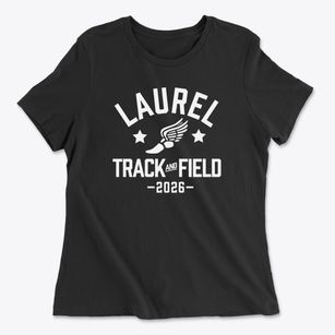 Laurel Middle School Track and Field Women's Cotton T-Shirt