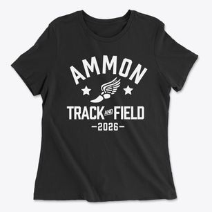 Ammon Elementary School Track and Field Women's Cotton T-Shirt