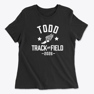 Todd Academy Track and Field Women's Cotton T-Shirt