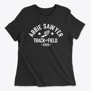 Abbie Sawyer Elementary School Track and Field Women's Cotton T-Shirt