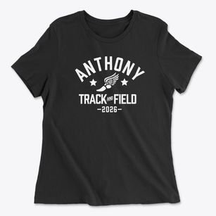 Anthony Elementary School Track and Field Women's Cotton T-Shirt