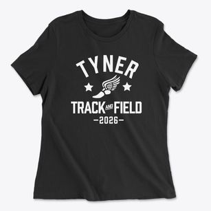 Tyner Elementary School Track and Field Women's Cotton T-Shirt