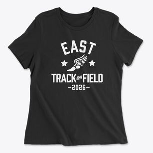 East High School Track and Field Women's Cotton T-Shirt