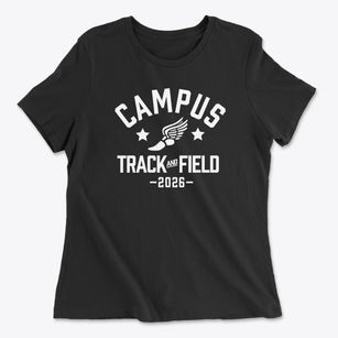 Campus School Of Math & Science Track and Field Women's Cotton T-Shirt