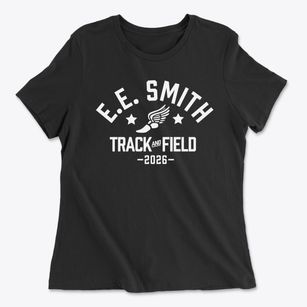 E.e. Smith High School Track and Field Women's Cotton T-Shirt