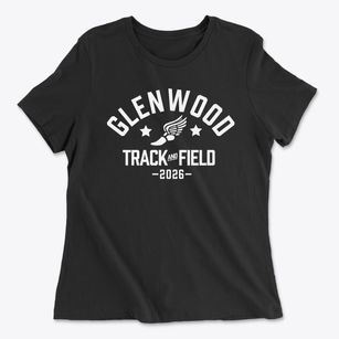 Glenwood Early Childhood Center Track and Field Women's Cotton T-Shirt