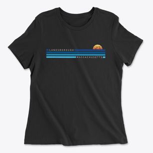 Lanesborough Massachusetts Water View Women's Cotton T-Shirt
