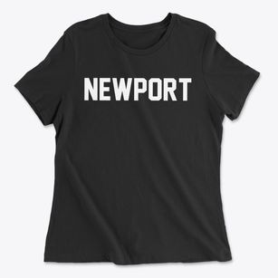 Newport North Carolina Classic Block Women's Cotton T-Shirt