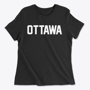 Ottawa Wisconsin Classic Block Women's Cotton T-Shirt