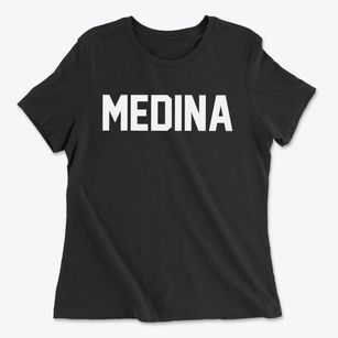 Medina Washington Classic Block Women's Cotton T-Shirt