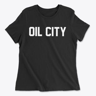 Oil City Louisiana Classic Block Women's Cotton T-Shirt