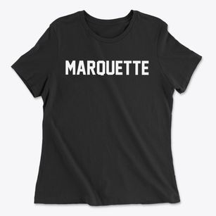 Marquette Kansas Classic Block Women's Cotton T-Shirt