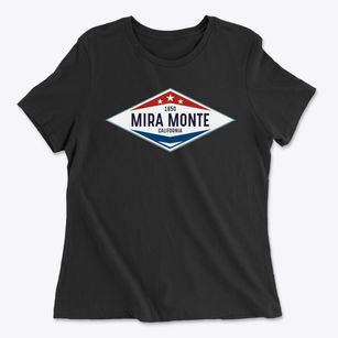 Mira Monte California Diamond Star Women's Cotton T-Shirt