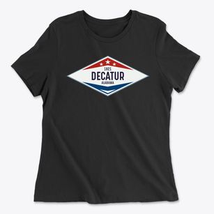 Decatur Alabama Diamond Star Women's Cotton T-Shirt