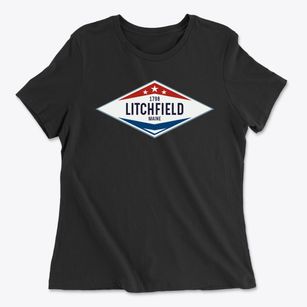Litchfield Maine Diamond Star Women's Cotton T-Shirt