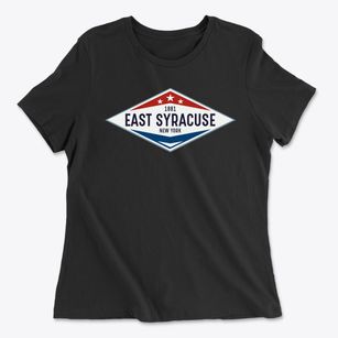 East Syracuse New York Diamond Star Women's Cotton T-Shirt