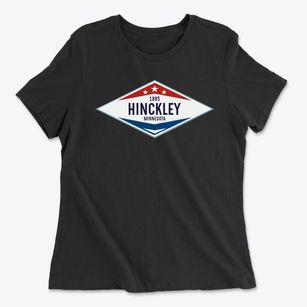 Hinckley Minnesota Diamond Star Women's Cotton T-Shirt