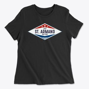 St. Armand New York Diamond Star Women's Cotton T-Shirt