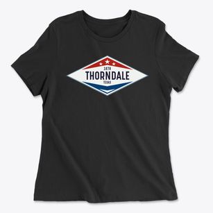 Thorndale Texas Diamond Star Women's Cotton T-Shirt