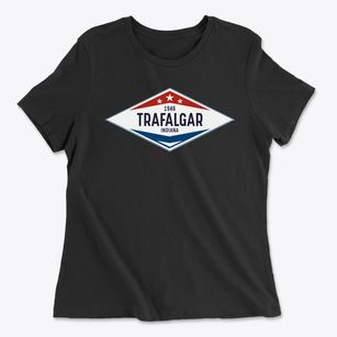 Trafalgar Indiana Diamond Star Women's Cotton T-Shirt