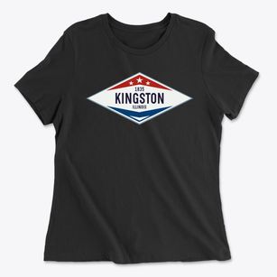 Kingston Illinois Diamond Star Women's Cotton T-Shirt