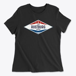 Rustburg Virginia Diamond Star Women's Cotton T-Shirt
