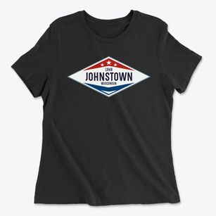 Johnstown Wisconsin Diamond Star Women's Cotton T-Shirt